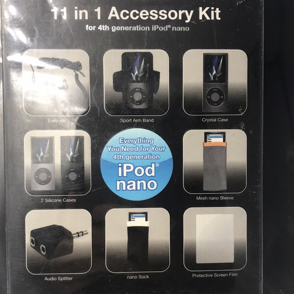 ISound Kit Sealed 11-in 1 Accessory Kit IPod Nano 4th Generation - Picture 2 of 6